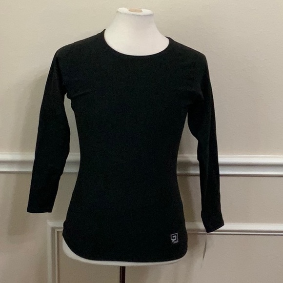 PolarMax (4.0) QUATTRO FLEECE CREW  BASELAYER - Black - Picture 1 of 14
